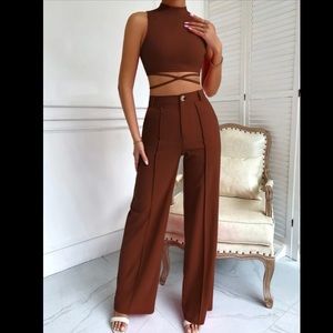 PERFECT BROWN 2 PEICE